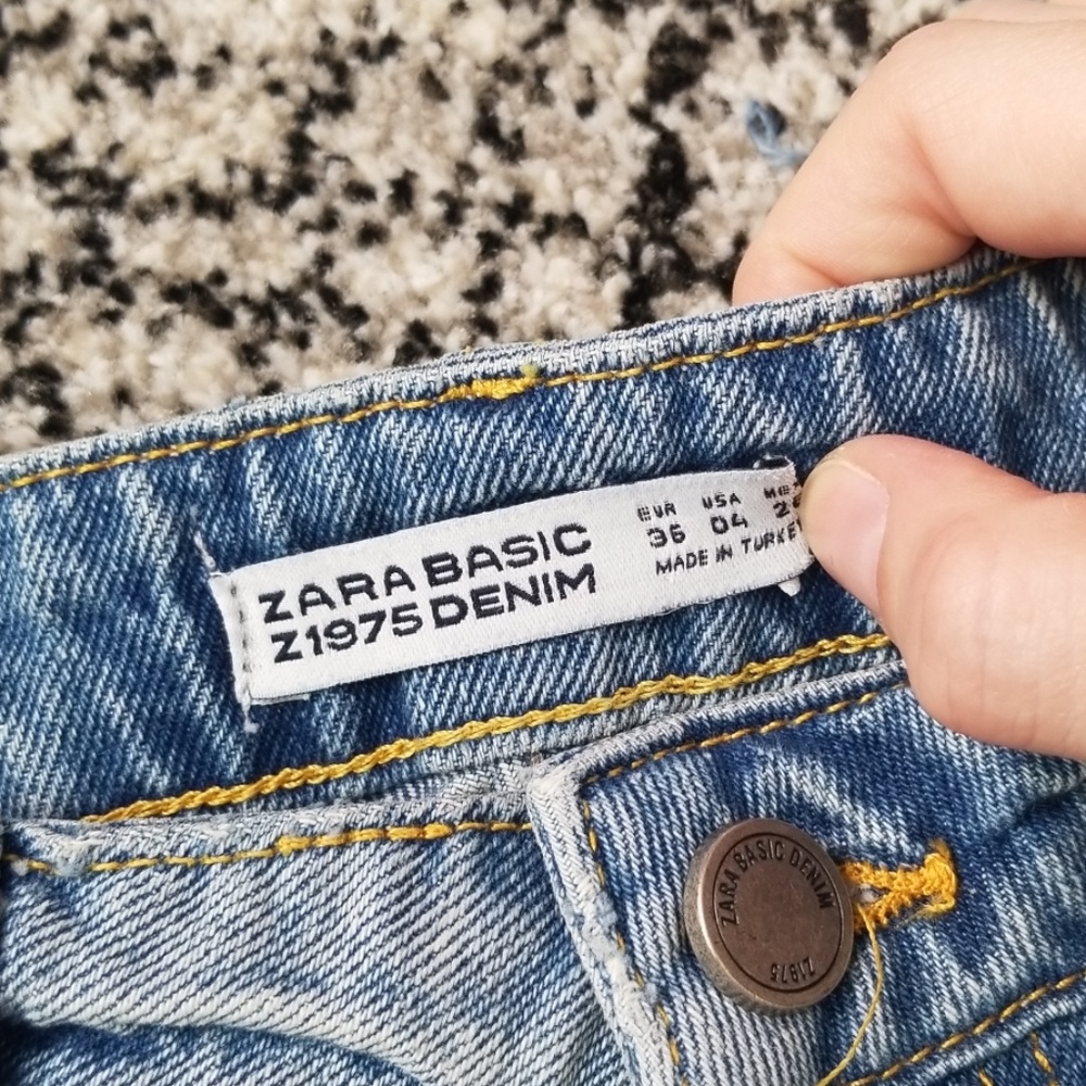 Zara ripped jean shorts - Picture 4 of 4